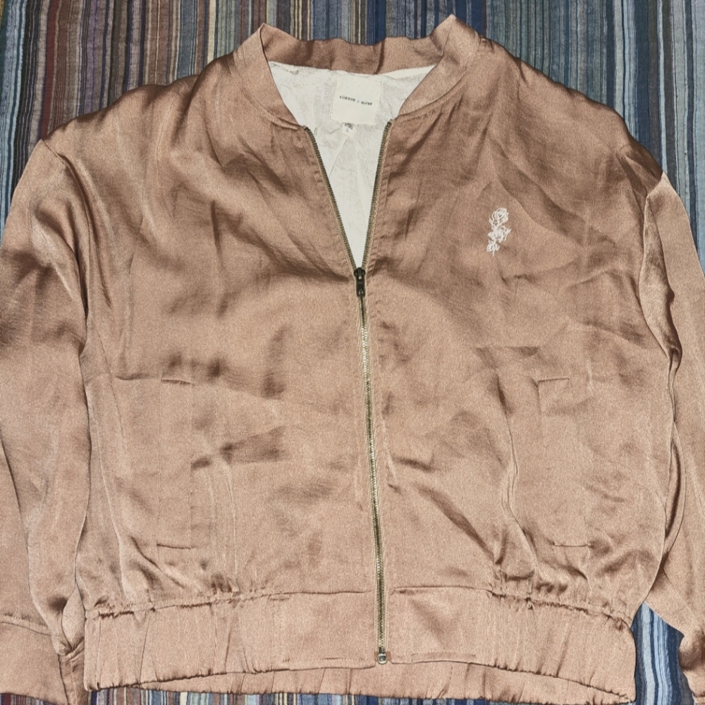 Women's silk coat